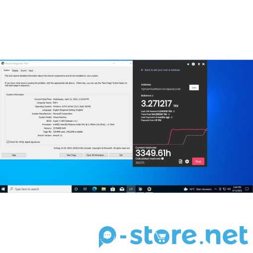 P Store Net Jual RDP/VPS Support,OBS,Emulator, Mining & Tutor, Windows,Linux,dll ...