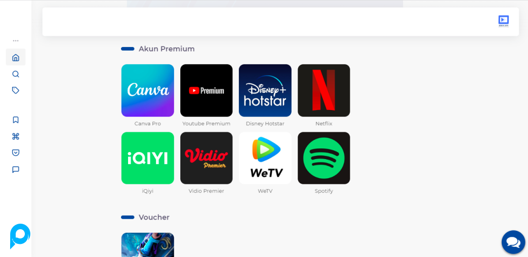 Jual [INSTANT] Script Website Topup Akun Premium - P-Store.Net