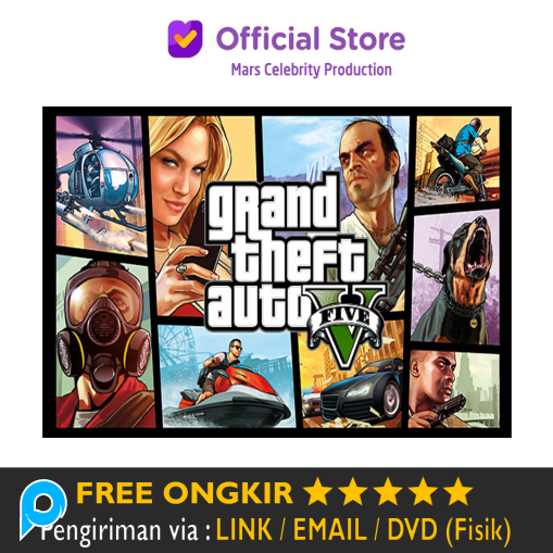 Jual GTA 5 GTA V Full Version Game PC PC Games Terbaru Kaset CD DVD