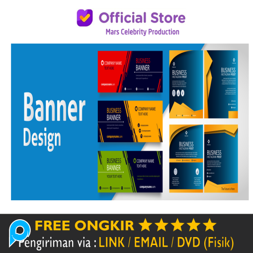 Jual Paket Template Desain Spanduk Banner Siap Edit Terbaru Baner Usaha CDR P Store Net