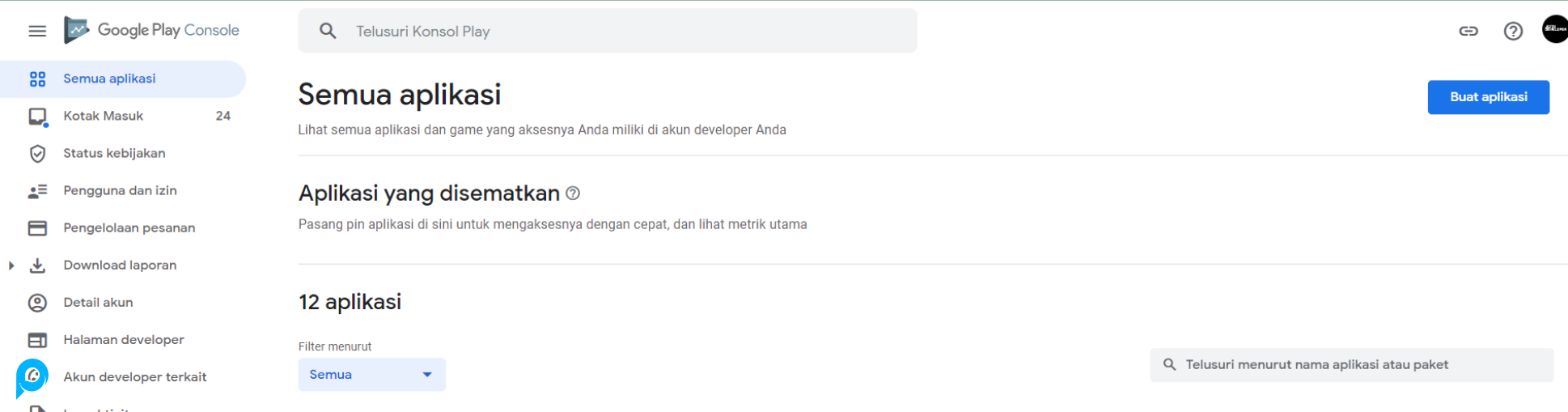 Jual [SOLDOUT] AKUN GOOGLE DEVELOPER PLAY CONSOLE - P-Store.Net