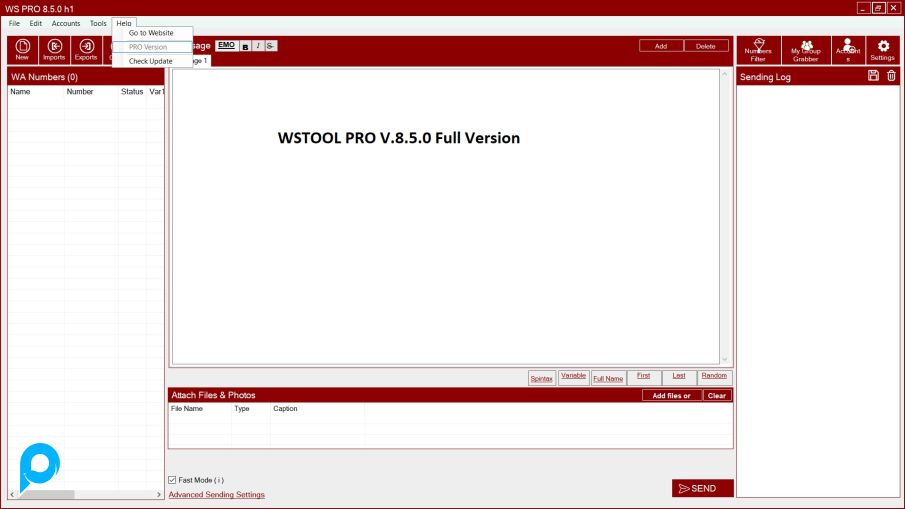 Watool Jual Whatsapp bulk sender software WSTOOL PRO V.8.5.0 WA Blast Anti-Ban ...
