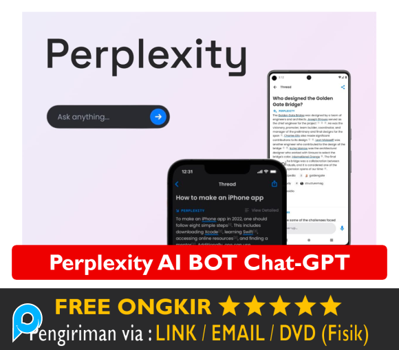 Jual Akun Perplexity AI BOT GPT-4 Per Plexity iOS Android iPhone ...