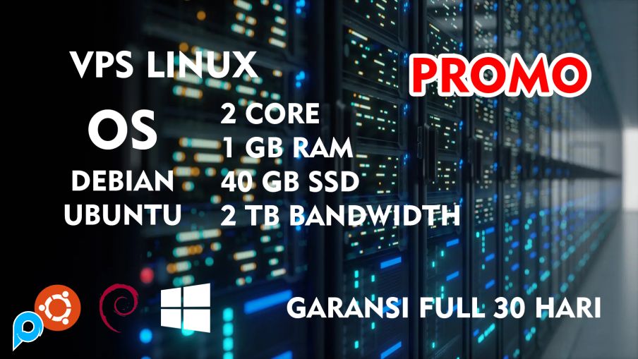 Jual VPS 2 CORE 1 GB RAM ROOT - P-Store.Net