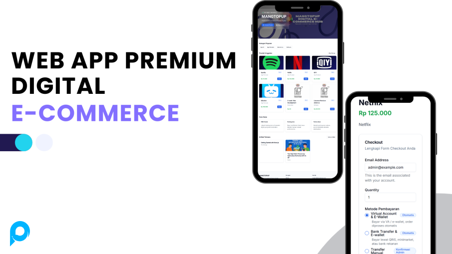 P Store Net Jual SaaS Digital Store & App Premium – Fullstack Next.js 14 + Prisma ...