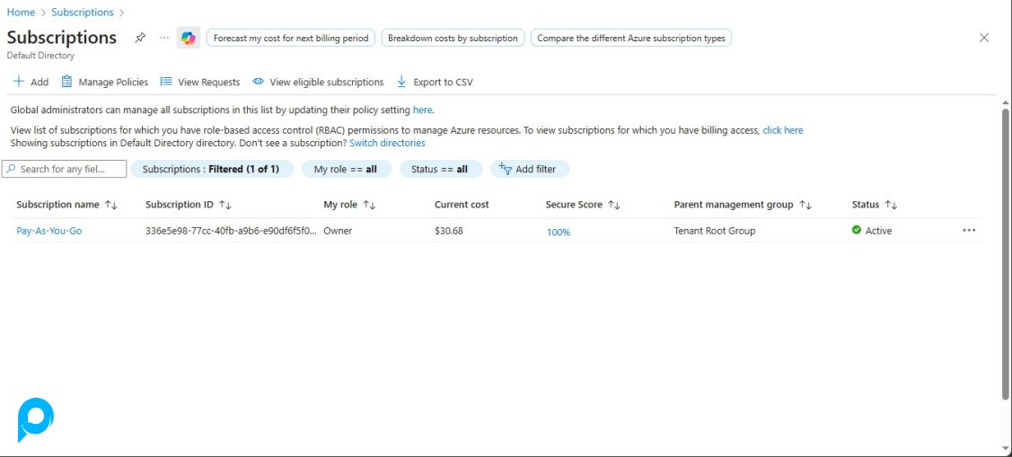Jual Azure Pay As You Go+Trial $200 Support Web App - P-Store.Net