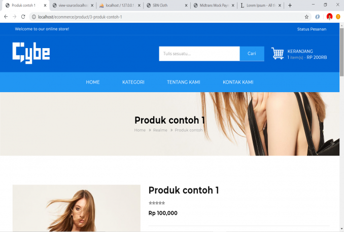 Jual Source Code Web E-commerce Berbasis PHP Codeigniter - P-Store.Net