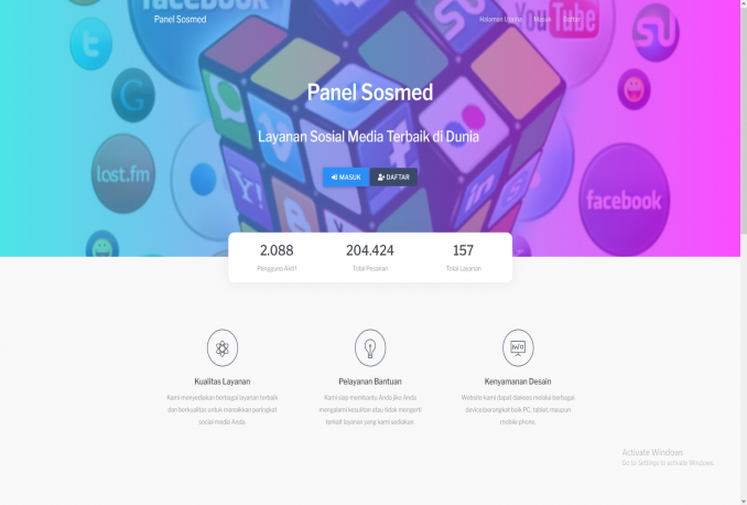 Jual Script Source Code SMM Panel - P-Store.Net